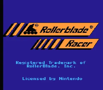 Rollerblade Racer (USA) screen shot title